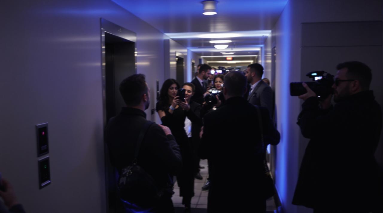 独家！某顶流男星深夜现身女演员小区，被拍到同乘电梯